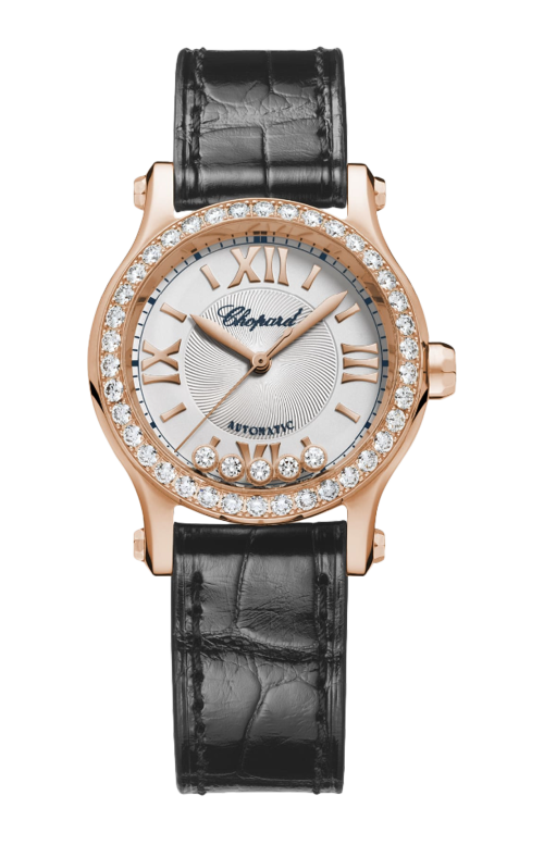 HAPPYT SPORT 30 MM, AUTOMATICO, ORO ROSA ETICO, DIAMANTI - 274893-5012