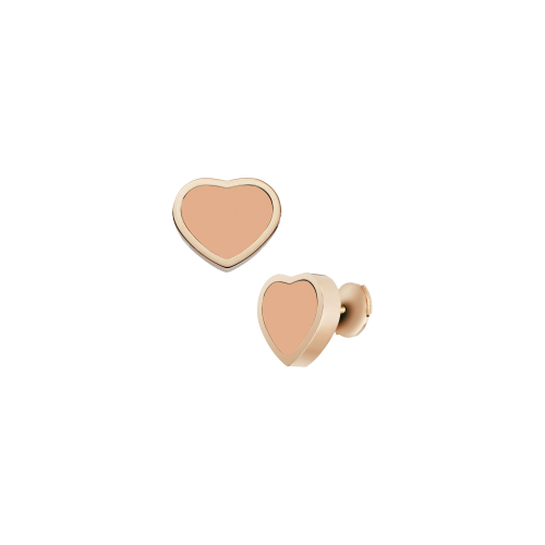 CHOPARD - HAPPY HEARTS - ORECCHINI, ORO ROSA ETICO, PIETRA ROSÈ - 839482-5601 - 839482-5601