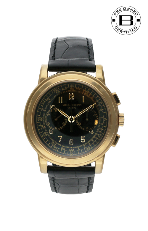 CHRONOGRAPH ORO GIALLO PELLE DI ALLIGATORE 42 MM  MANUALE - U-5070J-001