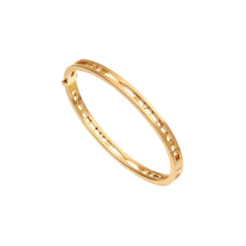 BRACCIALE B.ZERO1  IN ORO GIALLO CON LOGO BVLGARI LUNGO LA SPIRALE - BR858724 - BR858724