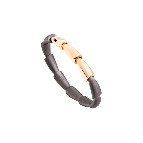 BRACCIALE CALLA MIDI IN TITANIO E ORO ROSA 18K - T01652BR103