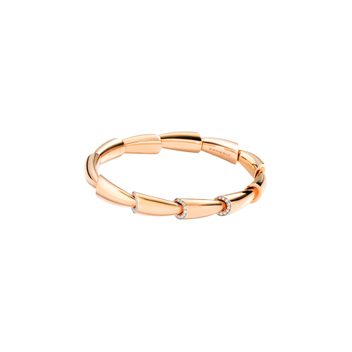 BRACCIALE CALLA MIDI IN ORO ROSA 18K E DIAMANTI - 0G1652BR313