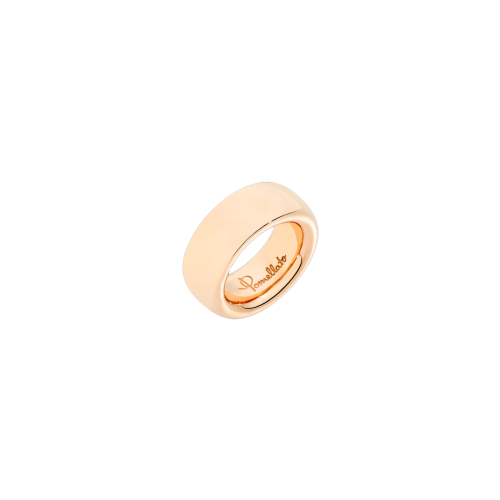 ANELLO ICONICA GRANDE IN ORO ROSA - PA91069O700000000