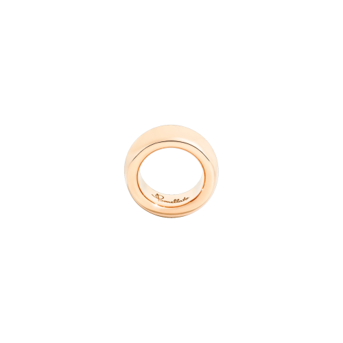ANELLO ICONICA GRANDE IN ORO ROSA - PA91069O700000000