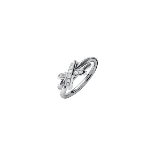 CHAUMET - ANELLO JEUX DE LIENS  IN ORO BIANCO E DIAMANTI - 081240 - 081240