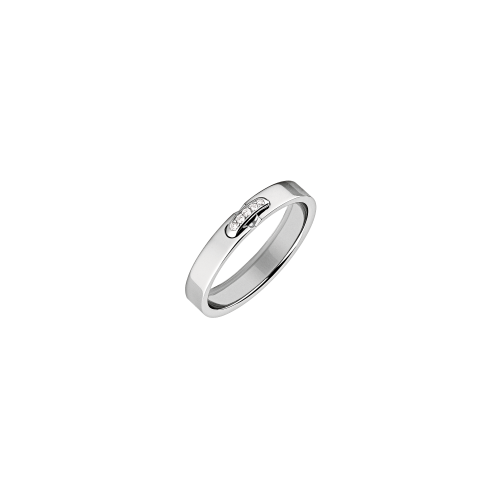 CHAUMET - FEDE NUZIALE EVIDENCE IN PLATINO E DIAMANTI - 081685 - 081685