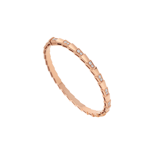 BRACCIALE SERPENTI VIPER IN ORO ROSA E DIAMANTI - BR858319 - BR859369