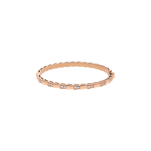 BRACCIALE SERPENTI VIPER IN ORO ROSA E DIAMANTI - BR858319 - BR859369