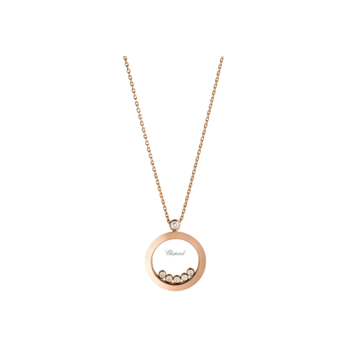 CHOPARD - COLLANA HAPPY DIAMONDS ICONS IN ORO ROSA E DIAMANTI - 799434-5001 - 799434-5001