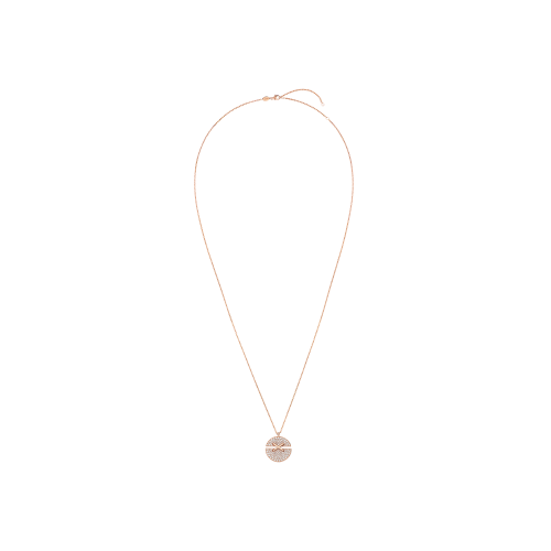 CHAUMET - COLLANA JEUX DE LIENS HARMONY DIAMONDS MODELLO PICCOLO IN ORO ROSA CON DIAMANTI - 084221 - 084221