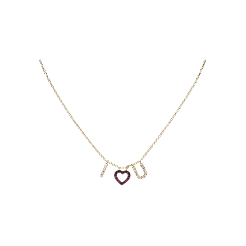 COLLANA GIROCOLLO IN ORO ROSA CON SCRITTA 