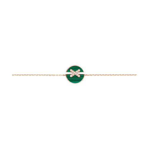 CHAUMET - BRACCIALE JEUX DE LIENS HARMONY IN ORO ROSA CON DIAMANTI E MALACHITE - 084997 - 084997