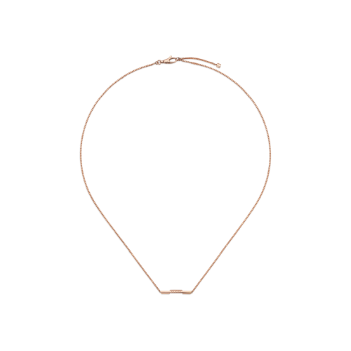 COLLANA GIROCOLLO GUCCI LINK TO LOVE IN ORO ROSA - YBB66210800200U - YBB66210800200U