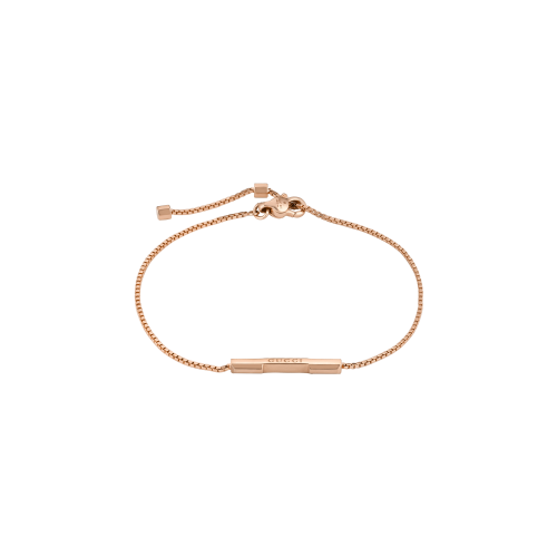 BRACCIALE GUCCI LINK TO LOVE IN ORO ROSA - YBA6621060020 - YBA6621060020