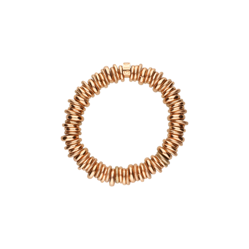 Bracciale molla in argento placcato rosÈ - BRA2451-1