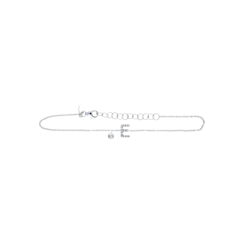 Bracciale in oro bianco 18 carati e diamanti bianchi taglio brillante - BRL6040EBB