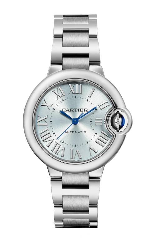 BALLON BLEU DE CARTIER 33 MM, AUTOMATICO, ACCIAIO - WSBB0062