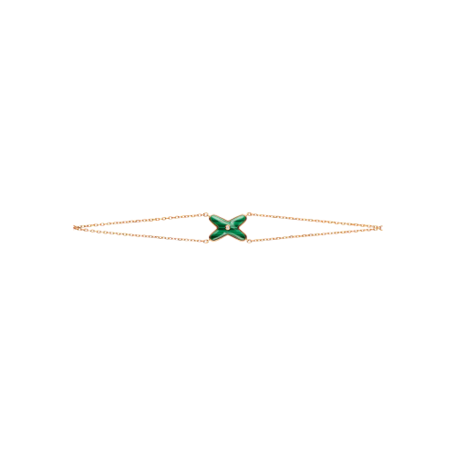 CHAUMET - BRACCIALE JEUX DE LIENS IN ORO ROSA CON MALACHITE E DIAMANTE - 083974 - 083974