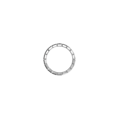 CHOPARD - ICE CUBE PURE - ANELLO IN ORO BIANCO CON DIAMANTE - 829834-1069 - 829834-1067