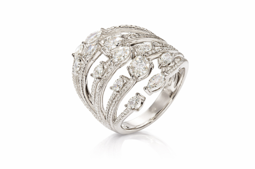 Accedi alla scheda di Bartorelli Italian Jewels ANELLO IN ORO BIANCO E DIAMANTI - VR28563DW