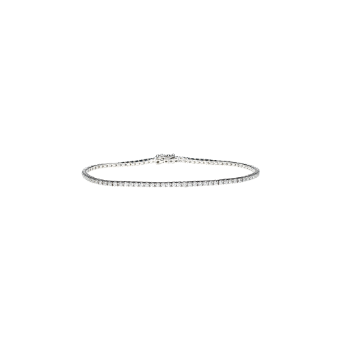 BRACCIALE TENNIS IN ORO BIANCO CON DIAMANTI 1,65 CT - 329-L1051-C