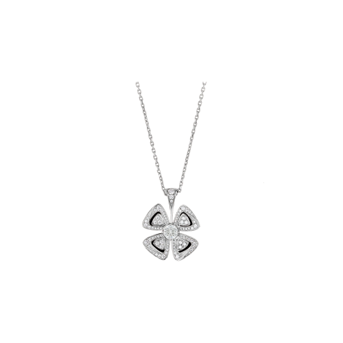 COLLANA FIOREVER IN ORO BIANCO E DIAMANTI - CL858134 - CL858134