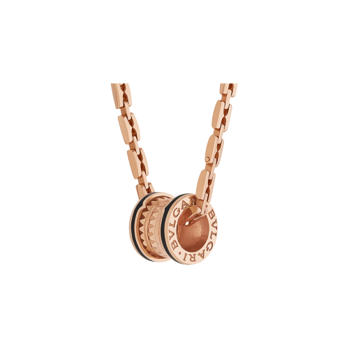 COLLANA B.ZERO1 IN ORO ROSA E CERAMICA - CL859197 - CL859197