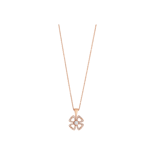 COLLANA FIOREVER IN ORO ROSA E DIAMANTI - CL859147 - CL859147