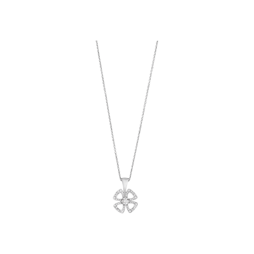 COLLANA FIOREVER IN ORO BIANCO E DIAMANTI - CL859149 - CL859149