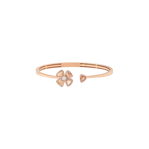 BRACCIALE FIOREVER IN ORO ROSA E DIAMANTI - BR858672 - BR858672