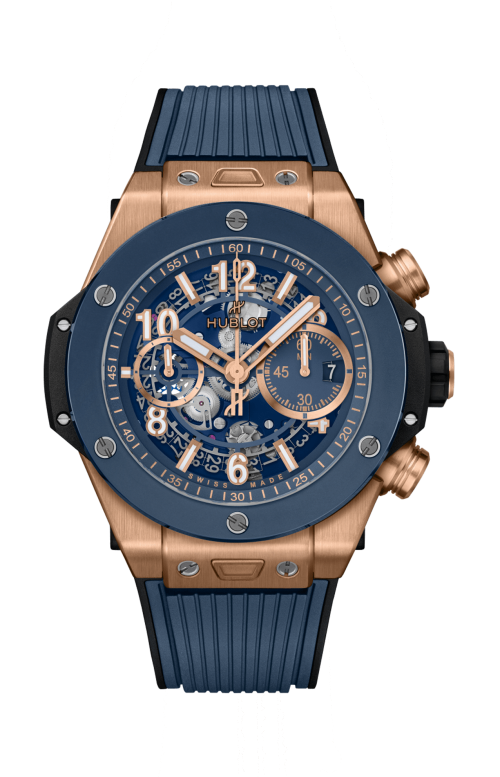 BIG BANG UNICO KING GOLD BLUE CERAMIC - 421.OL.5180.RX