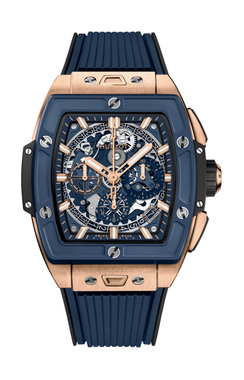 SPIRIT OF BIG BANG KING GOLD BLUE CERAMIC - 642.OL.7180.RX