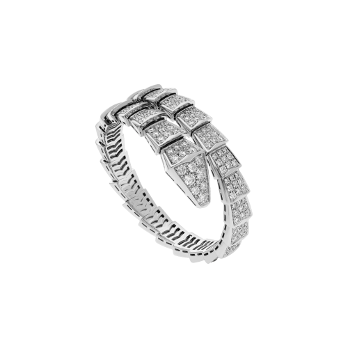 BRACCIALE SERPENTI VIPER IN ORO BIANCO E FULL PAVÈ DI DIAMANTI - BR855231 - BR855231