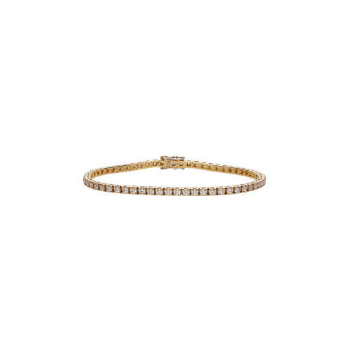 BRACCIALE TENNIS IN ORO ROSA E DIAMANTI - 329-L1051-F-D