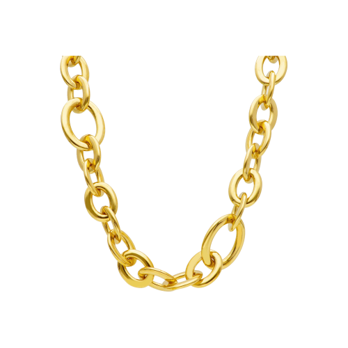 COLLANA A MAGLIE IN ORO GIALLO - M01