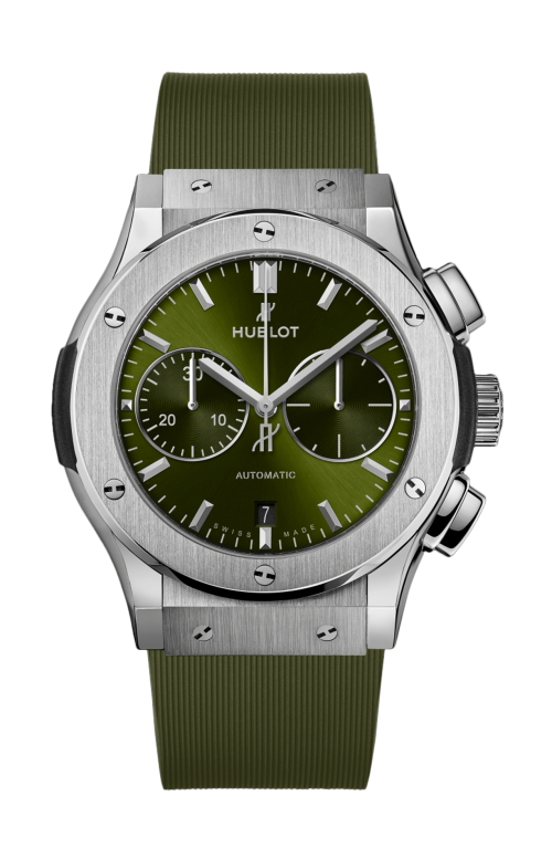 CLASSIC FUSION CHRONOGRAPH TITANIUM GREEN 45 MM - 521.NX.8970.RX