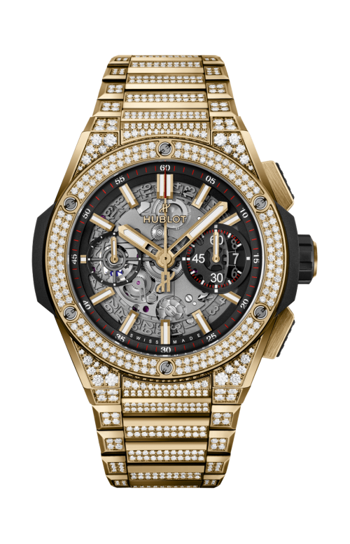 BIG BANG INTEGRATED YELLOW GOLD PAVÈ 42MM - 451.VX.1130.VX.3704