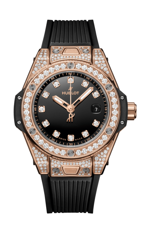 BIG BANG ONE CLICK KING GOLD PAVÈ 33MM - 485.OX.1280.RX.1604