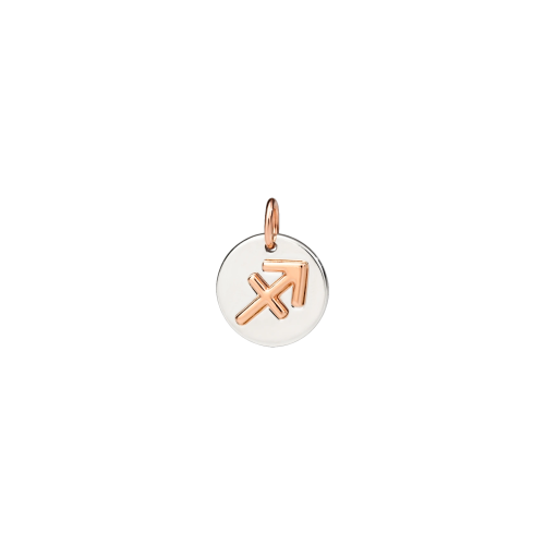 DODO ZODIACO - CIONDOLO SAGITTARIO IN ARGENTO E ORO ROSA - DMC2004ZODSA0009A