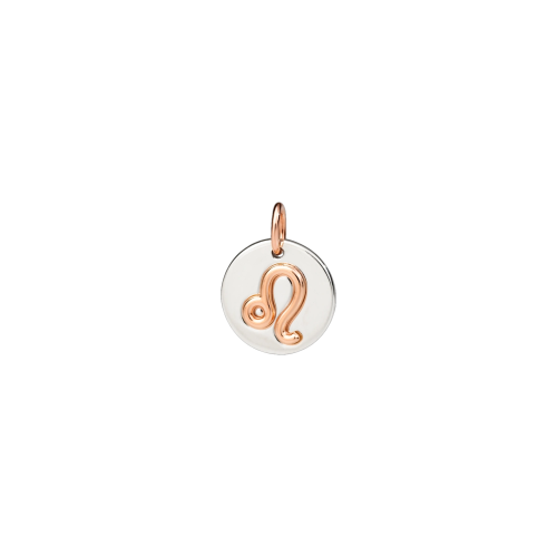 DODO ZODIACO - CIONDOLO LEONE IN ARGENTO E ORO ROSA - DMC2015 ZODLE 0009A