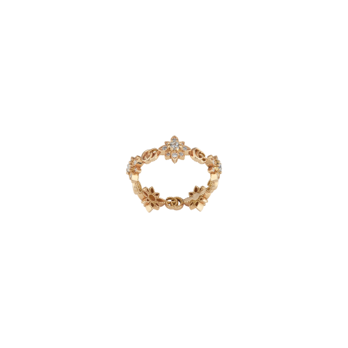 ANELLO FLORA IN ORO ROSA E DIAMANTI - YBC702391001