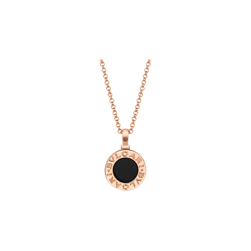 COLLANA BVLGARI BVLGARI IN ORO ROSA E ONICE - - 359320