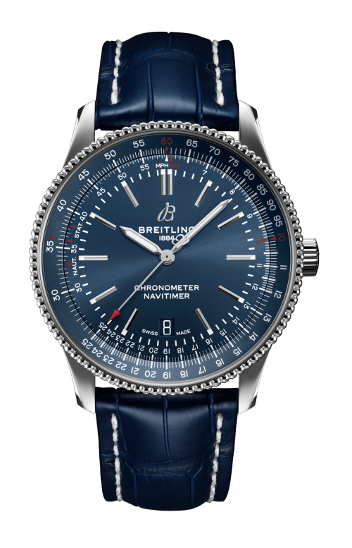 NAVITIMER AUTOMATIC 41 ACCIAIO INOSSIDABILE - BLU - A17326161C1P3