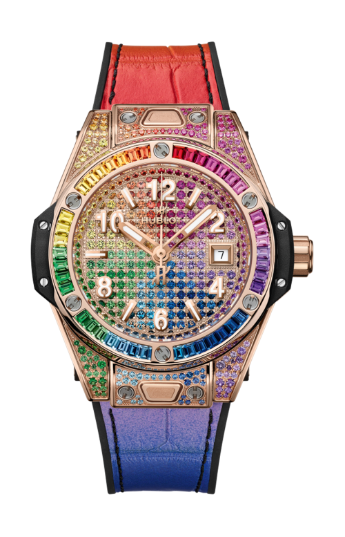BIG BANG ONE CLICK KING GOLD RAINBOW 33 MM - 485.OX.9900.LR.0999