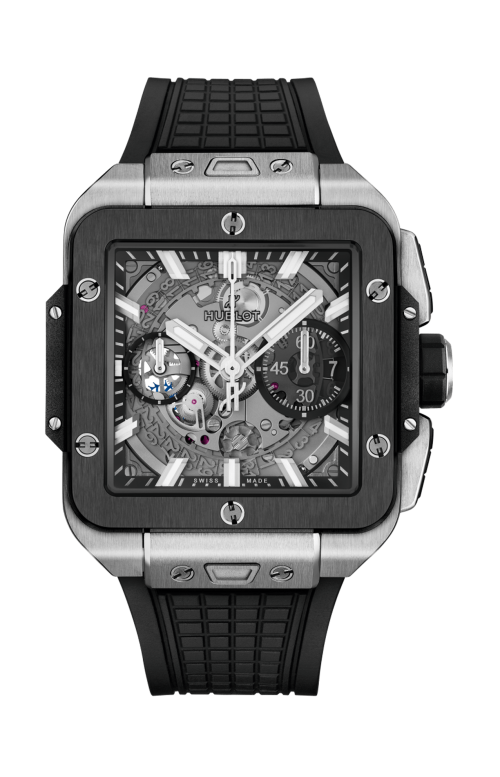 SQUARE BANG UNICO TITANIUM CERAMIC 42MM - 821.NM.0170.RX