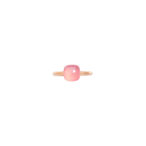 ANELLO NUDO PETIT IN ORO ROSA E QUARZO ROSA - PAB4030O6000000QR - PAB4030O6000000QR