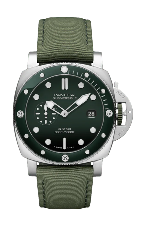 SUBMERSIBLE QUARANTAQUATTRO ESTEEL™ VERDE SMERALDO - PAM01287