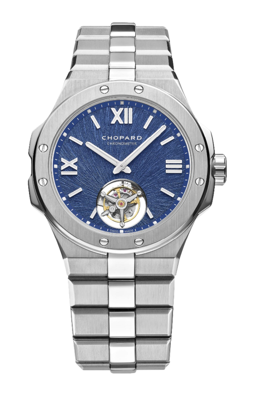 ALPINE EAGLE FLYIBG TOURBILLON 41 MM, AUTOMATICO, CHOPARD LUCENT STEEL A223 - 298616-3001