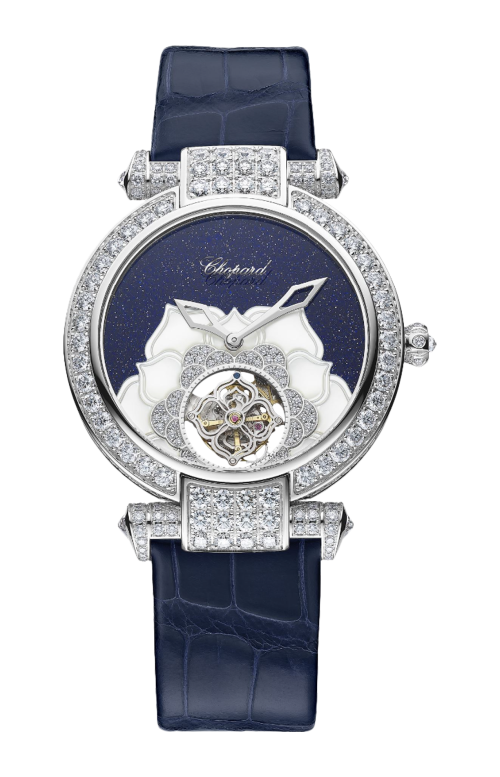 IMPERIALE FLYING TOURBILLON 36 NN, AUTOMATICO, ORO BIANCO ETICO, DIAMANTI - LIMITED EDITION - 385389-1001