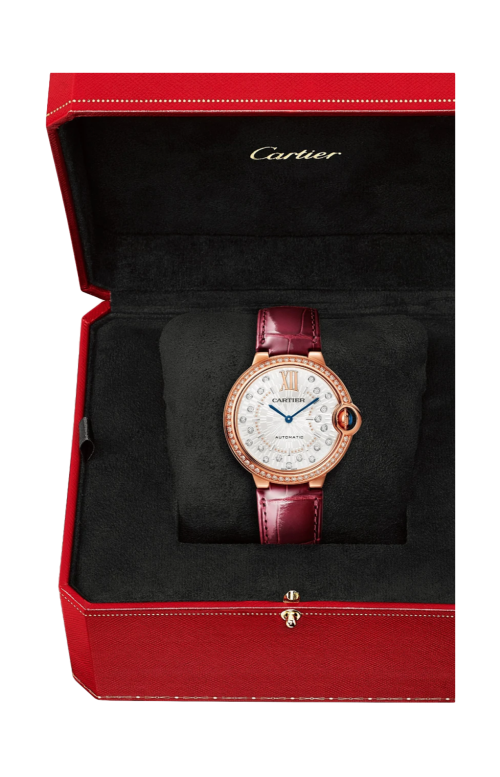 BALLON BLEU DE CARTIER 36 MM, AUTOMATICO, ORO ROSA, DIAMANTI - WJBB0081